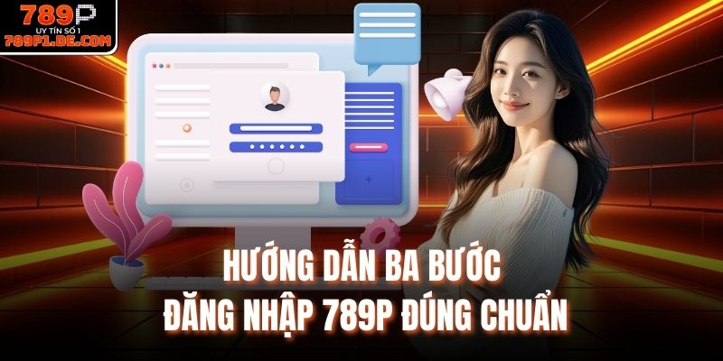 Hướng dẫn ba bước đăng nhập 789P đúng chuẩn